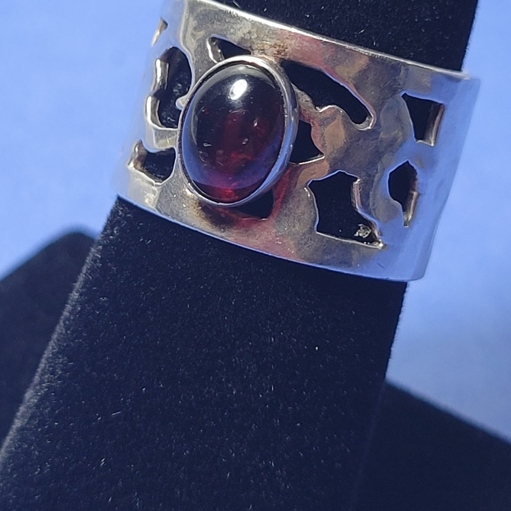 ❤ 925-SILVER. ISRAEL VINTAGE RING SIZE 5.5 - Picture 8 of 10